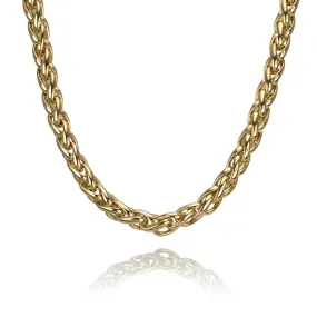 18K Yellow Gold Spiga Link Chain