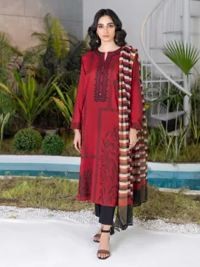 2 Piece Jacquard Suit-Embroidered (Unstitched)