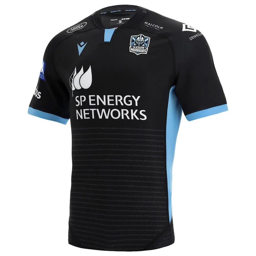 2021-2022 Glasgow Warriors Home Poly Rugby Shirt