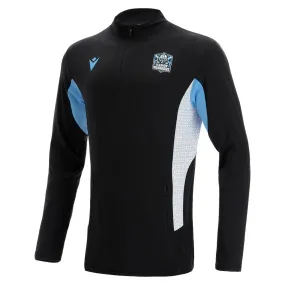 2021-2022 Glasgow Warriors Performance Half Zip Softshell (Black)