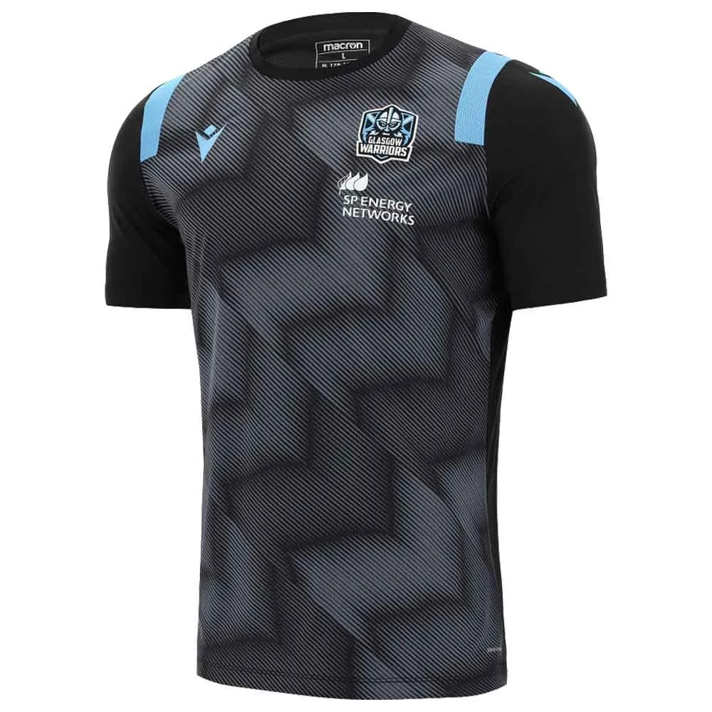 2021-2022 Glasgow Warriors Player Poly Shirt (Black)