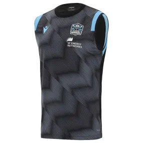 2021-2022 Glasgow Warriors Sleeveless Training Shirt (Black)