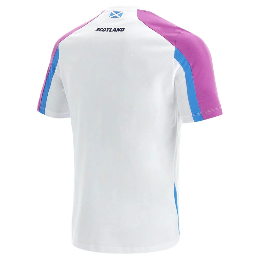 2021-2022 Scotland Official Travel Polycotton Shirt (White)
