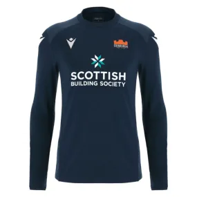 2023-2024 Edinburgh Rugby Training Player Poly Top (Navy)