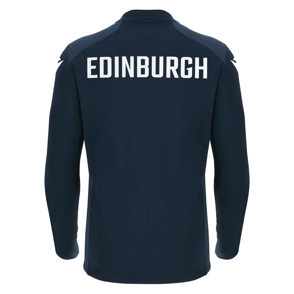 2023-2024 Edinburgh Rugby Training Player Poly Top (Navy)