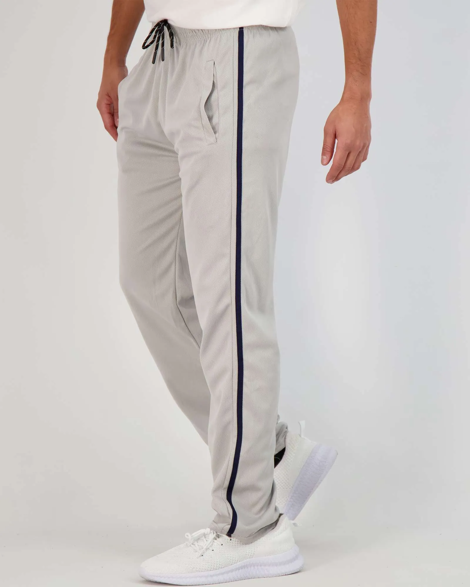 3 Pack: Mens Mesh Active Open Bottom Sweatpants