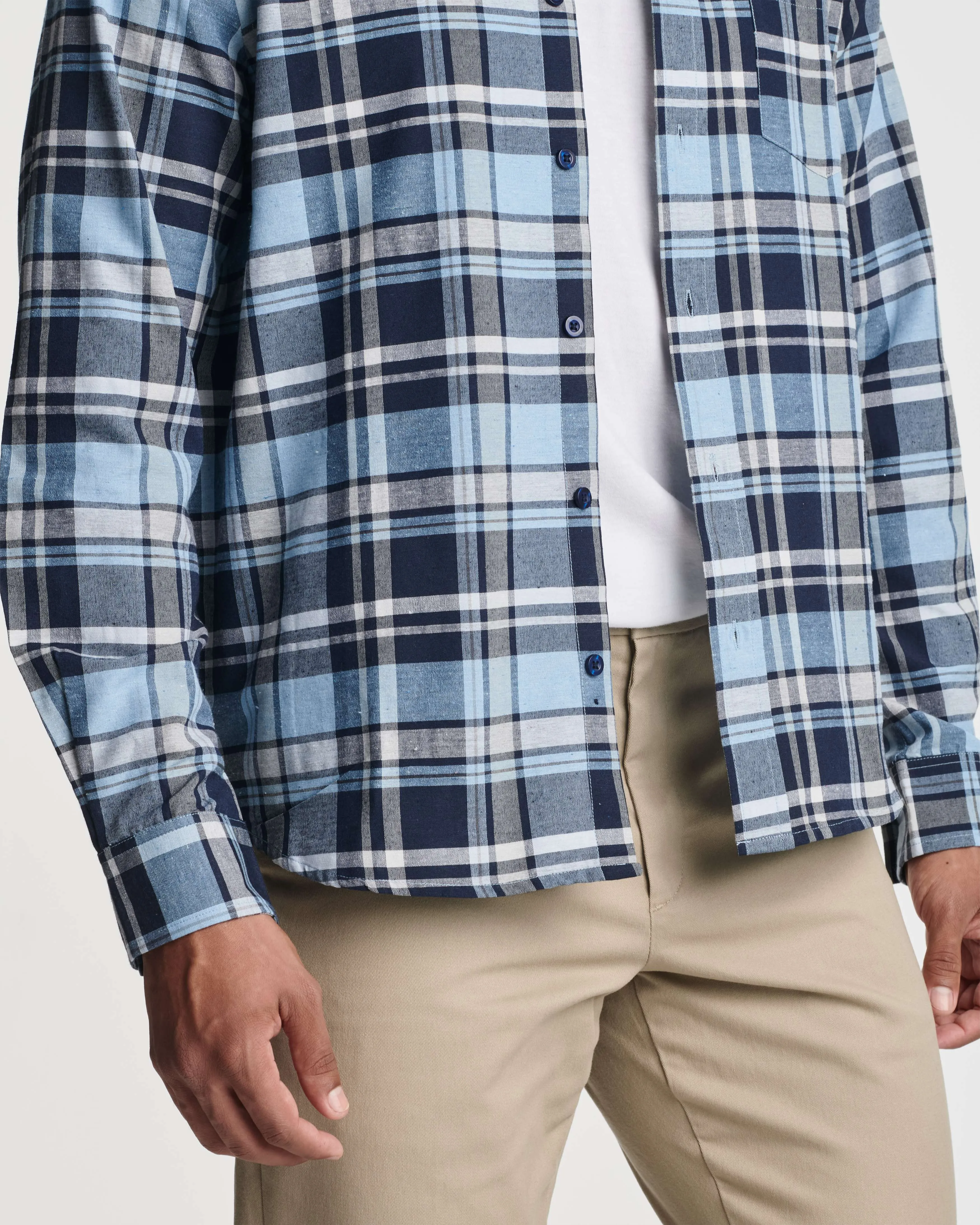 3 Pack: Men's Regular-Fit Long Sleeve Poplin Shirt (Available in Big & Tall)