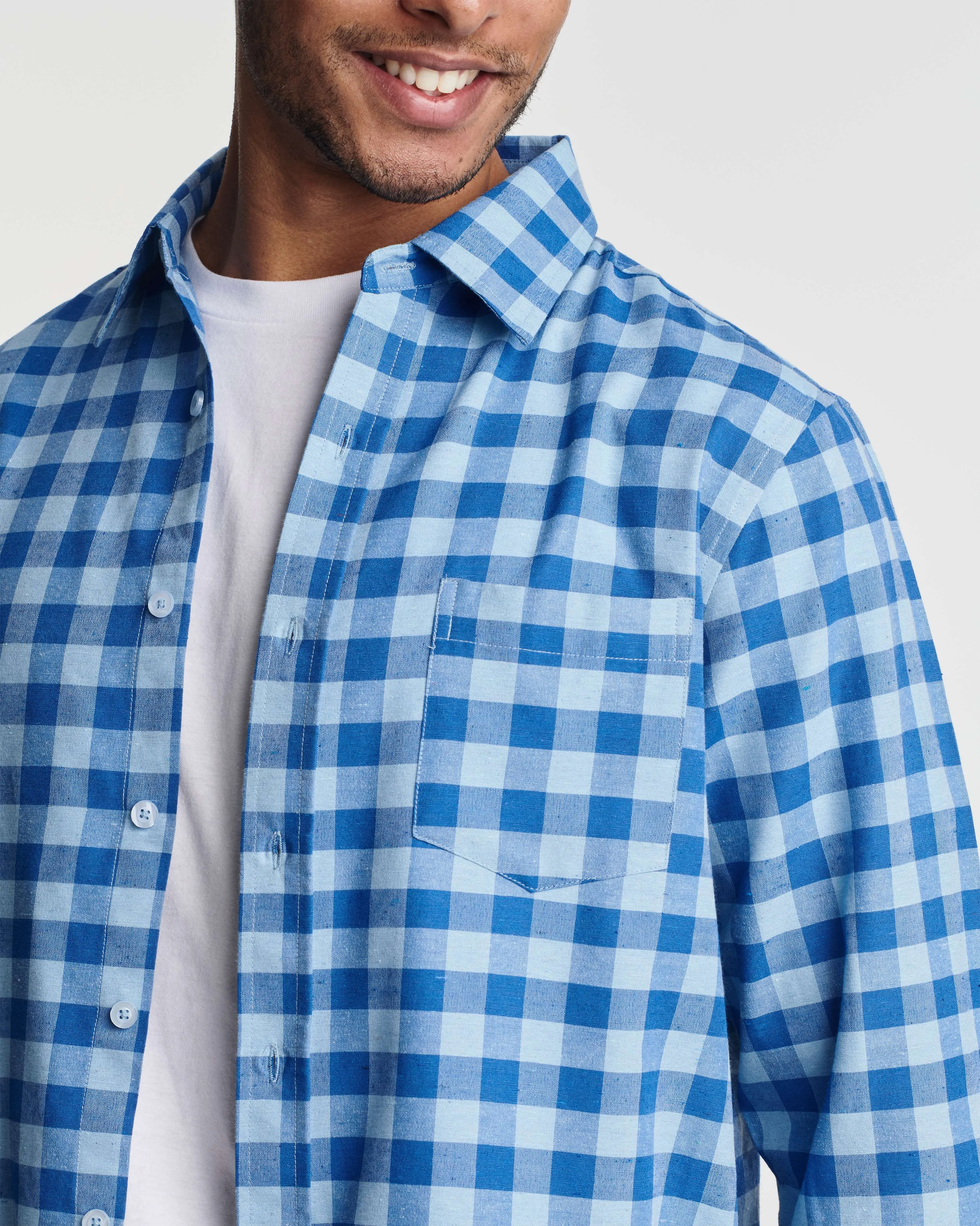 3 Pack: Men's Regular-Fit Long Sleeve Poplin Shirt (Available in Big & Tall)