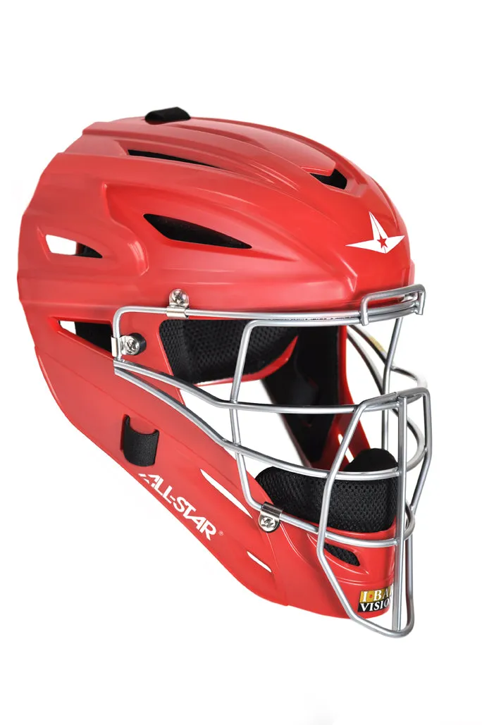 All Star MVP2510M Matte Finish Youth Catchers Helmet