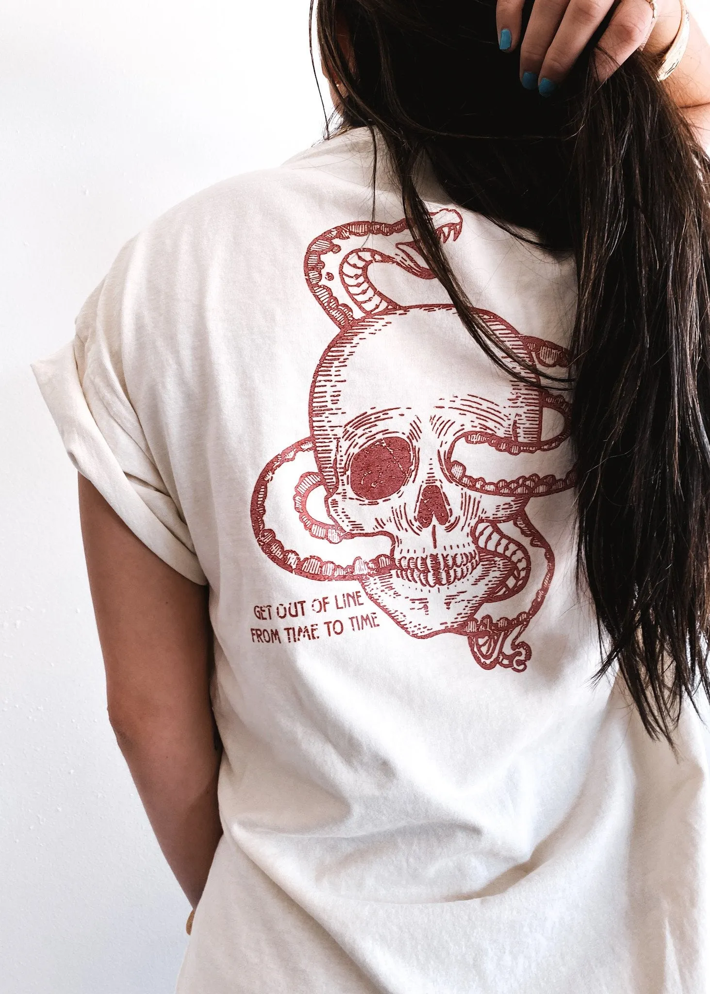 ALL WE HAVE IS NOW SIDE SLIT TEE
