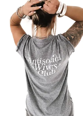 ANTISOCIAL WIVES CLUB SIDE SLIT TEE