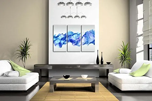 ARTISTIC ABSTRACT BLUE LIKE WAVE WALL ART PAINTING PICTURES PRINT ON CANVAS ABSTRACT THE PICTURE FOR HOME MODERN DECORATION