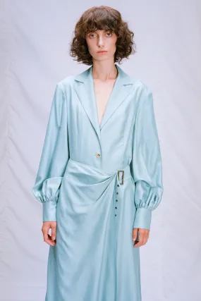 Asymmetric wrap dress