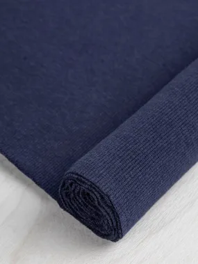 Bamboo/Cotton 2x2 Baby Rib - Cobalt