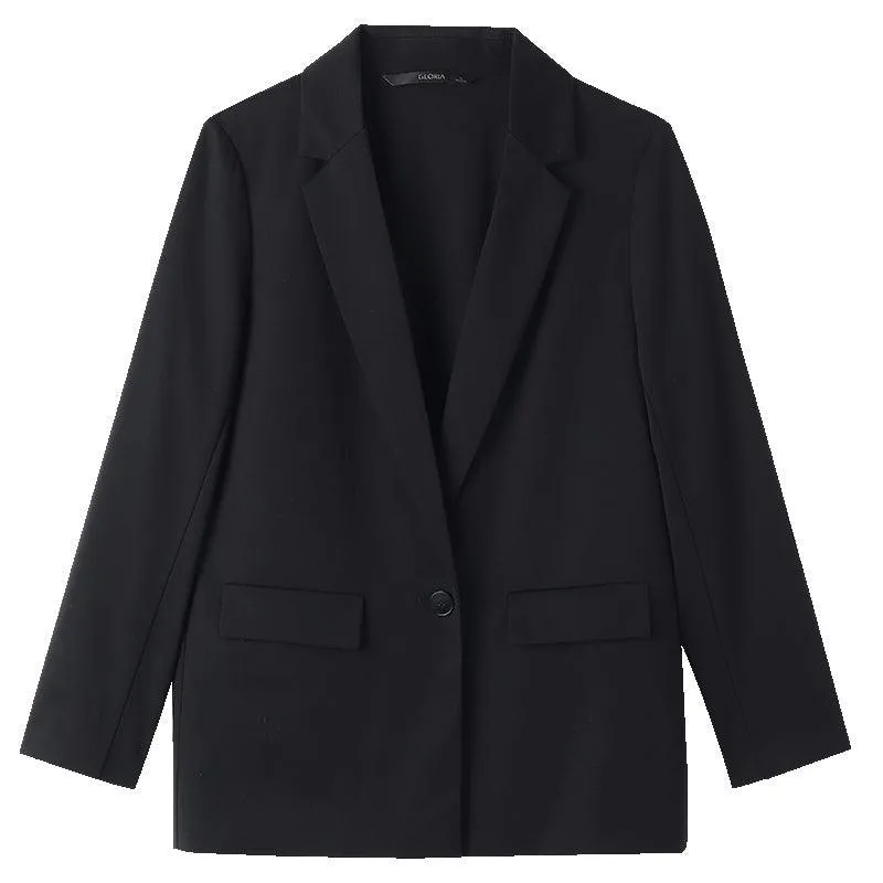 Black Tencel Knit Blazer