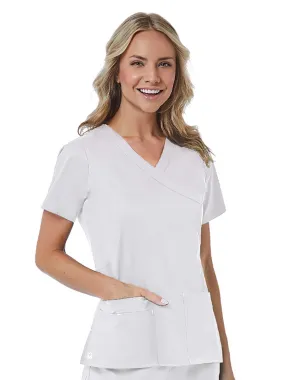 Blossom -Women's Princess Seams Mock Wrap Top [1]