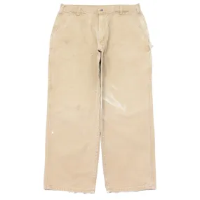Carhartt Carpenter Beige Work Trousers