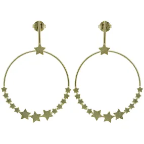 Carrie Star Front Earrings