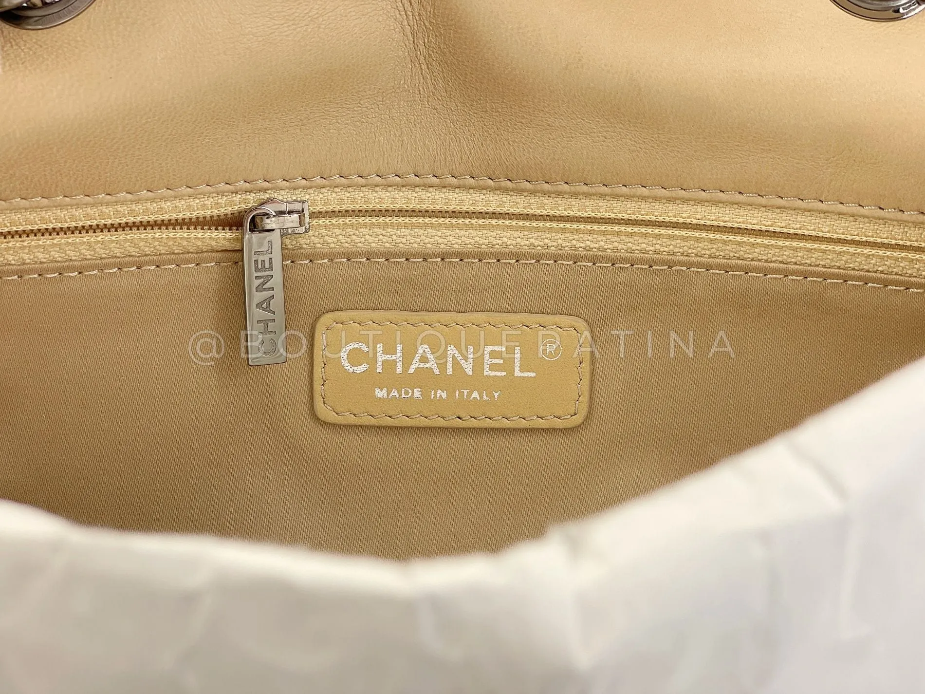 Chanel 2012 Gold Sequin Medium Flap Bag RHW J27