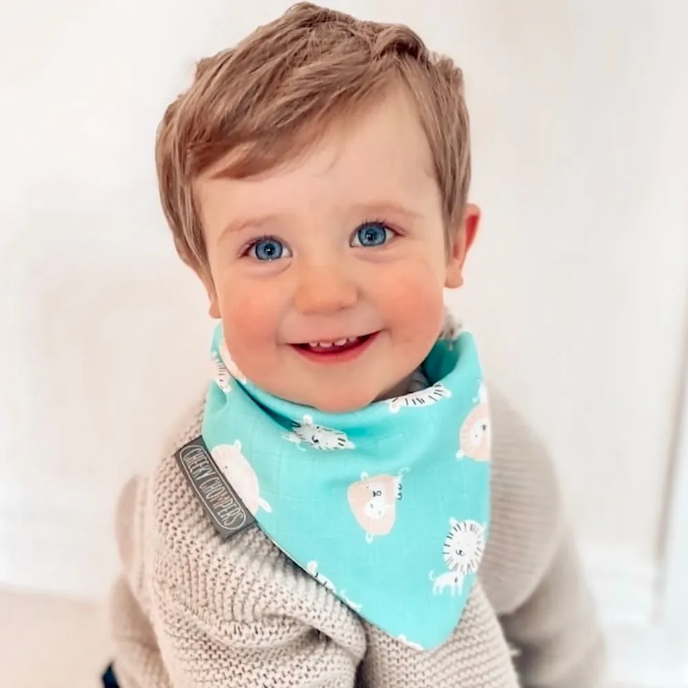 Cheeky Chompers Muslin Neckerbibs - Twin Pack