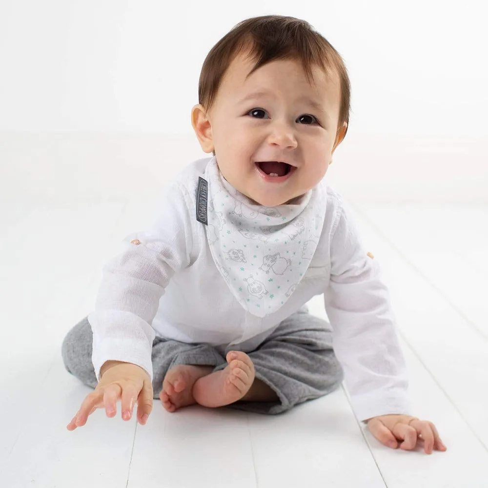 Cheeky Chompers Muslin Neckerbibs - Twin Pack