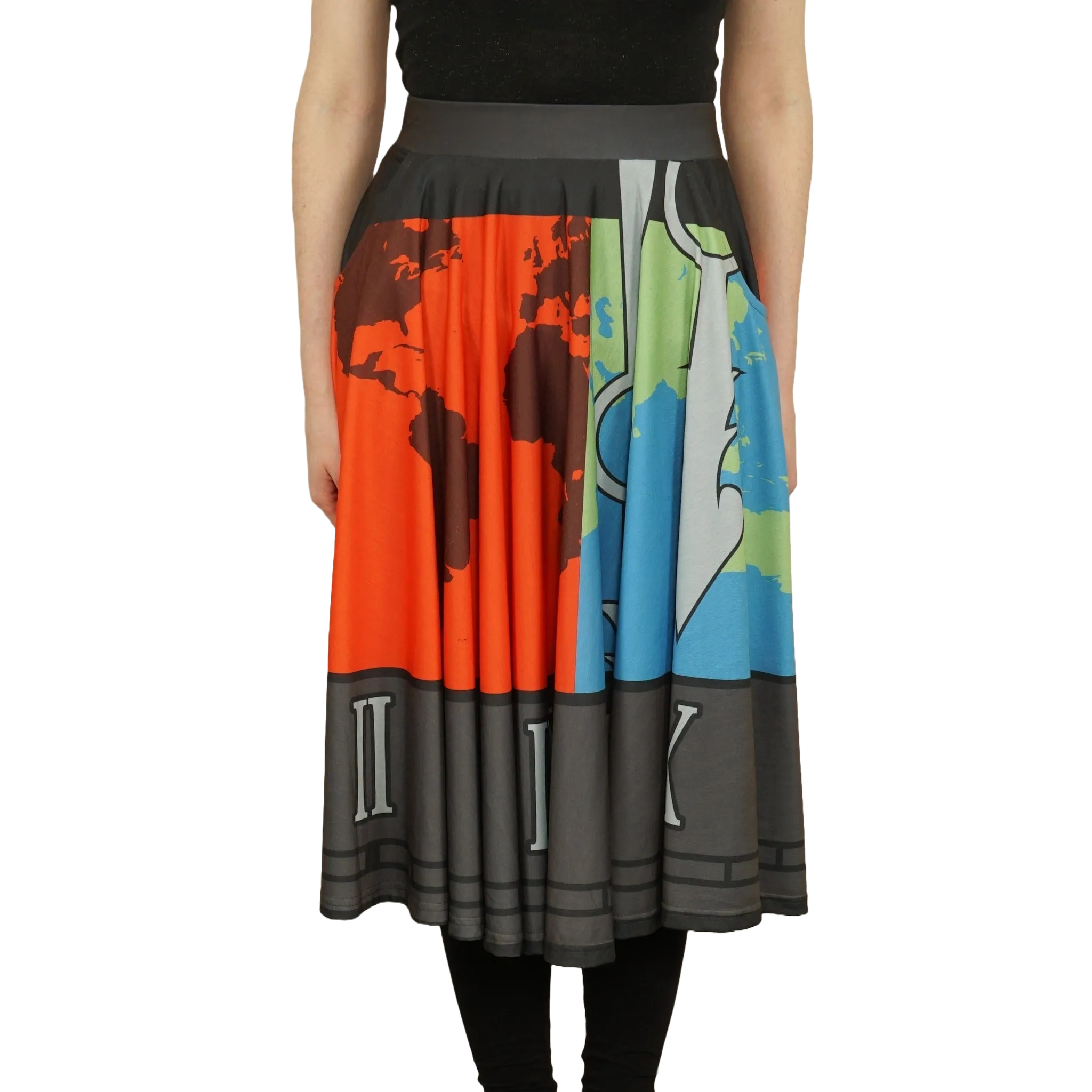 Climate Clock Twirl Skirt [FINAL SALE]