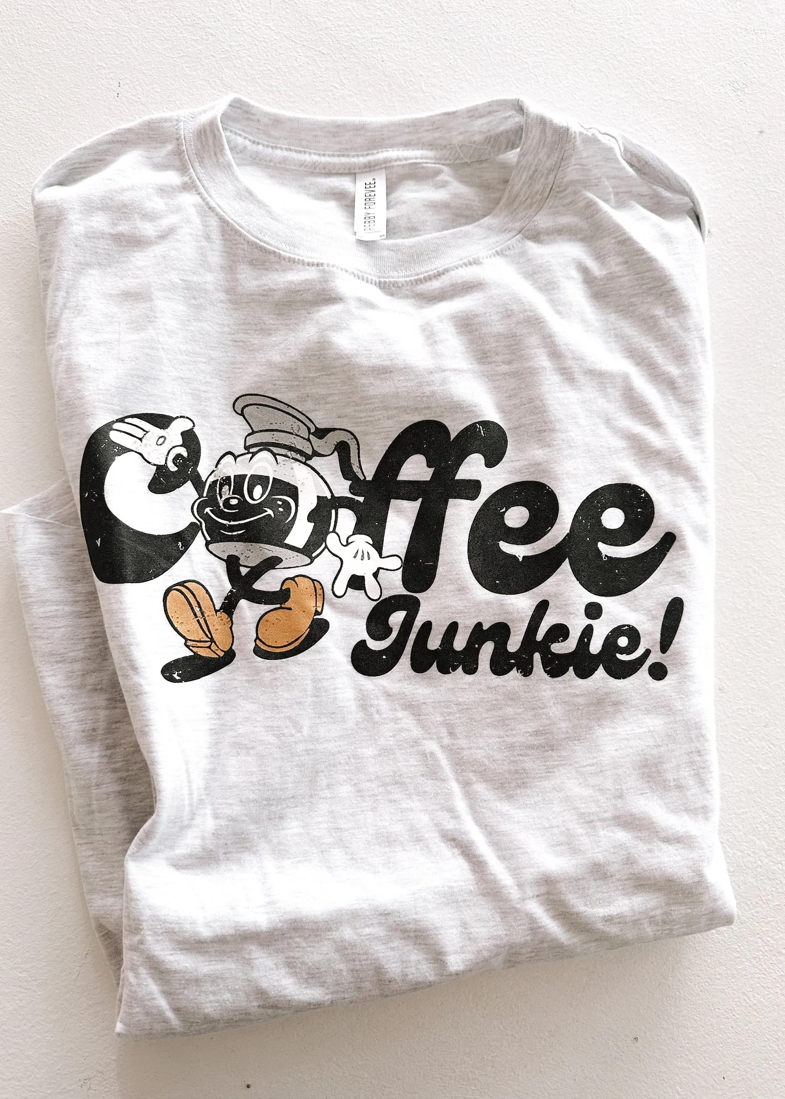 COFFEE JUNKIE SIDE SLIT TEE