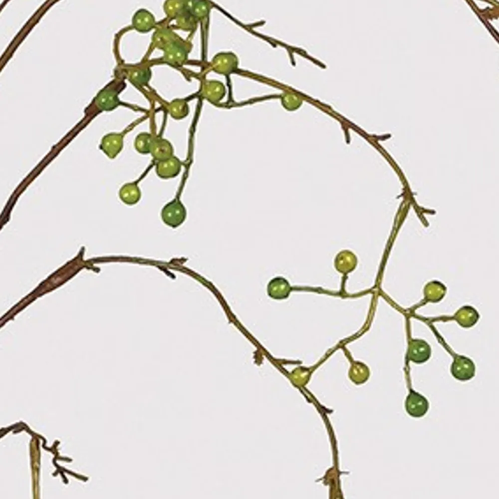 Contorted Branch with Berries 110cm