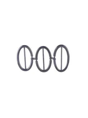 Designer Oval Shape Short Belt Buckle Accessory