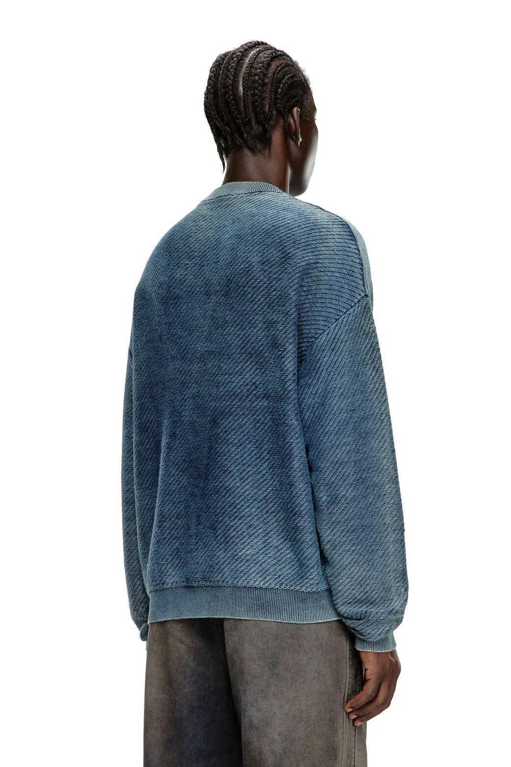 DIESEL K-KLEVERY KNITWEAR A15476-0AJCY PEACOAT BLUE
