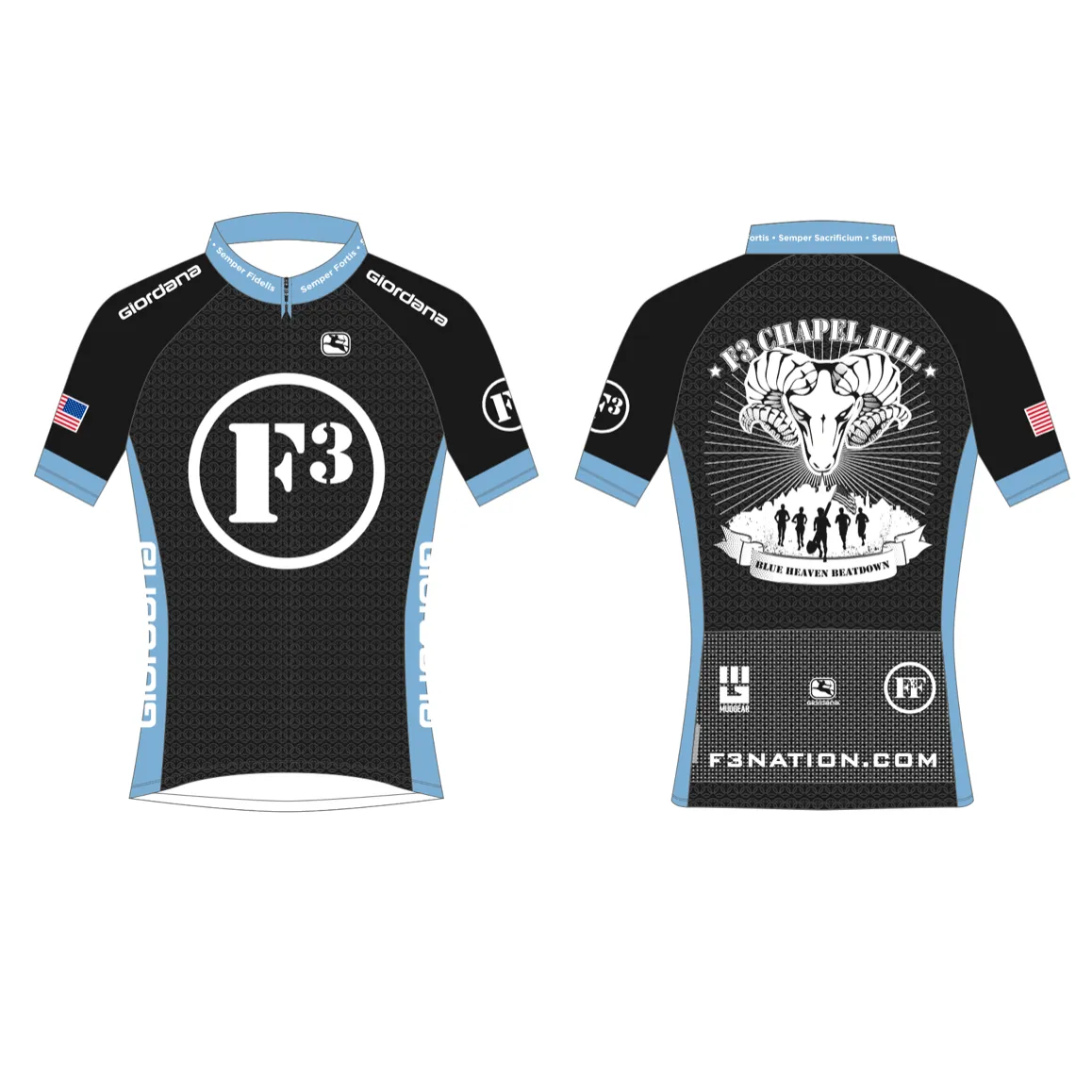 F3 Chapel Hill Cycling Kit Pre-Order July 2022
