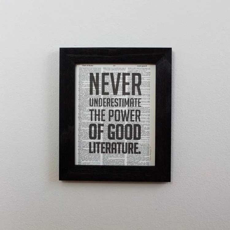 Fiction Reshaped- Literary Prints