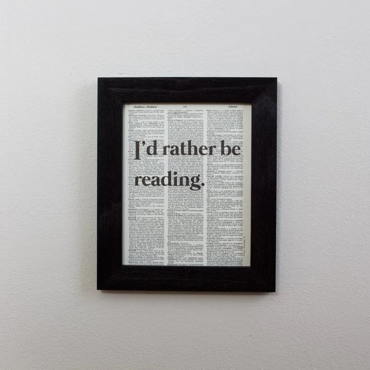 Fiction Reshaped- Literary Prints