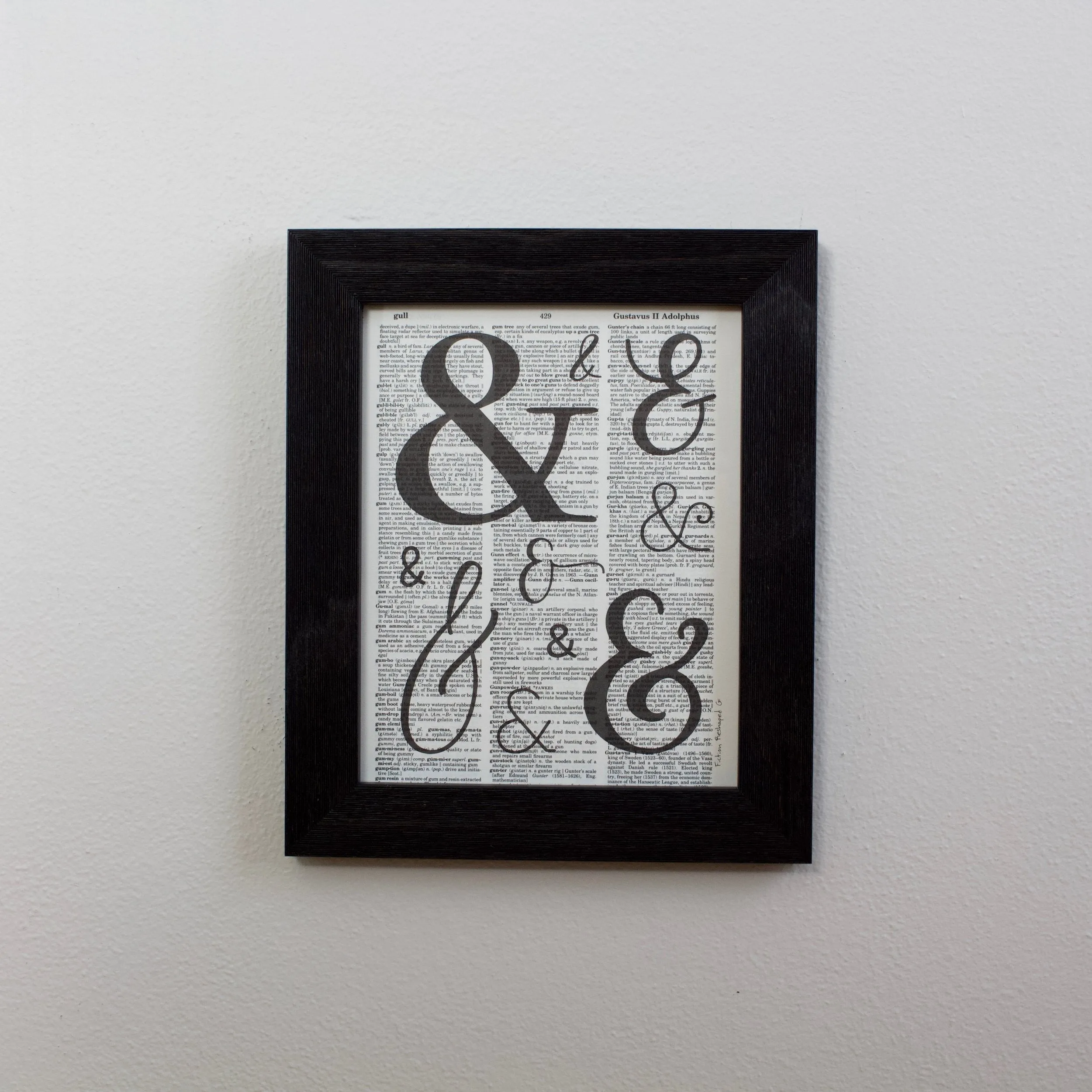 Fiction Reshaped- Literary Prints