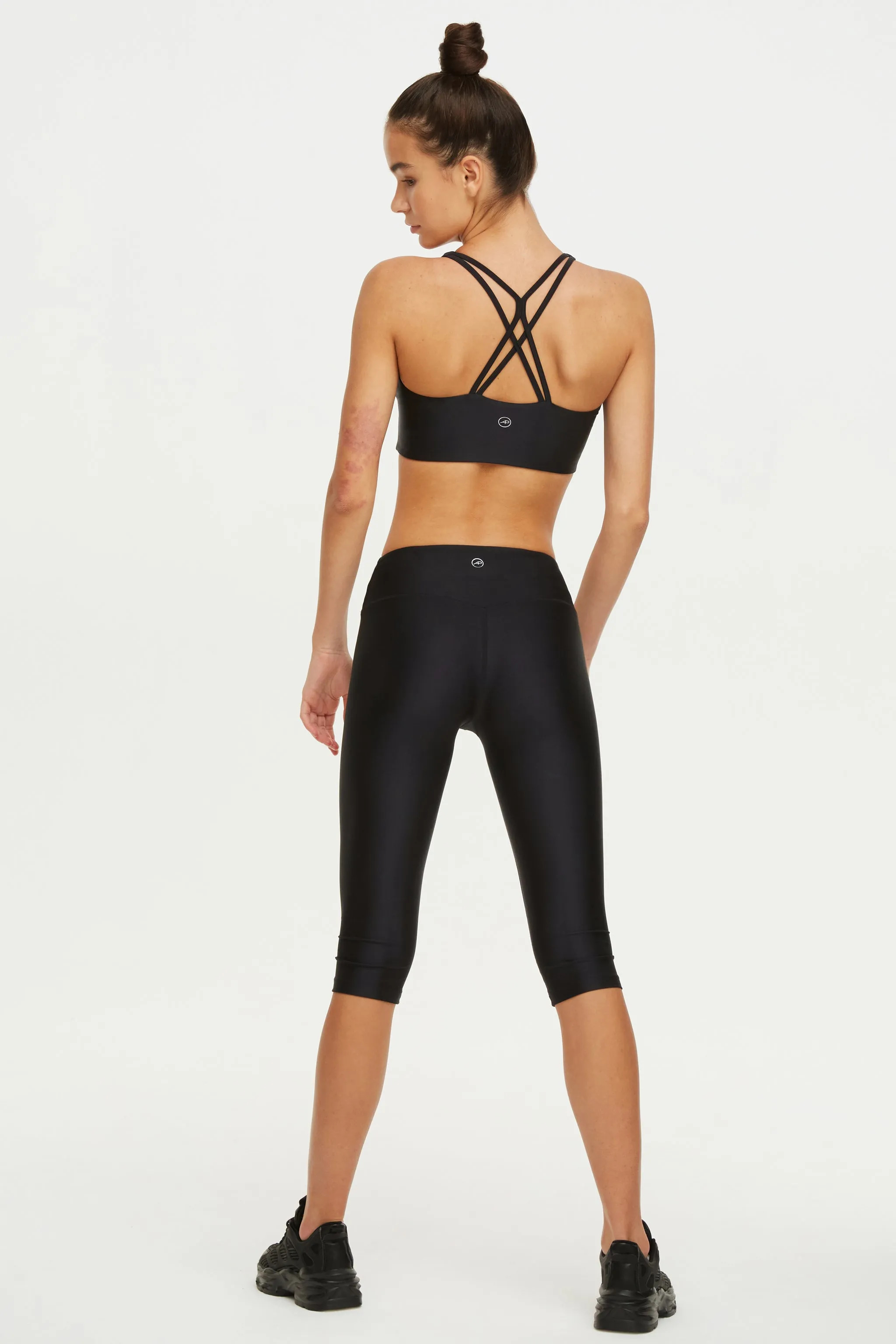 Force BH & Impulse Crop Leggings Set - Liquid Black