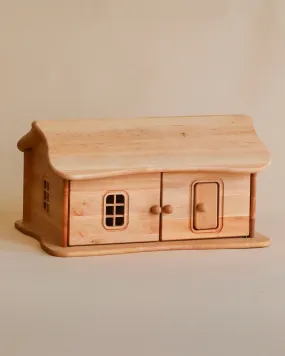 Handmade Wooden Dollhouse Cottage
