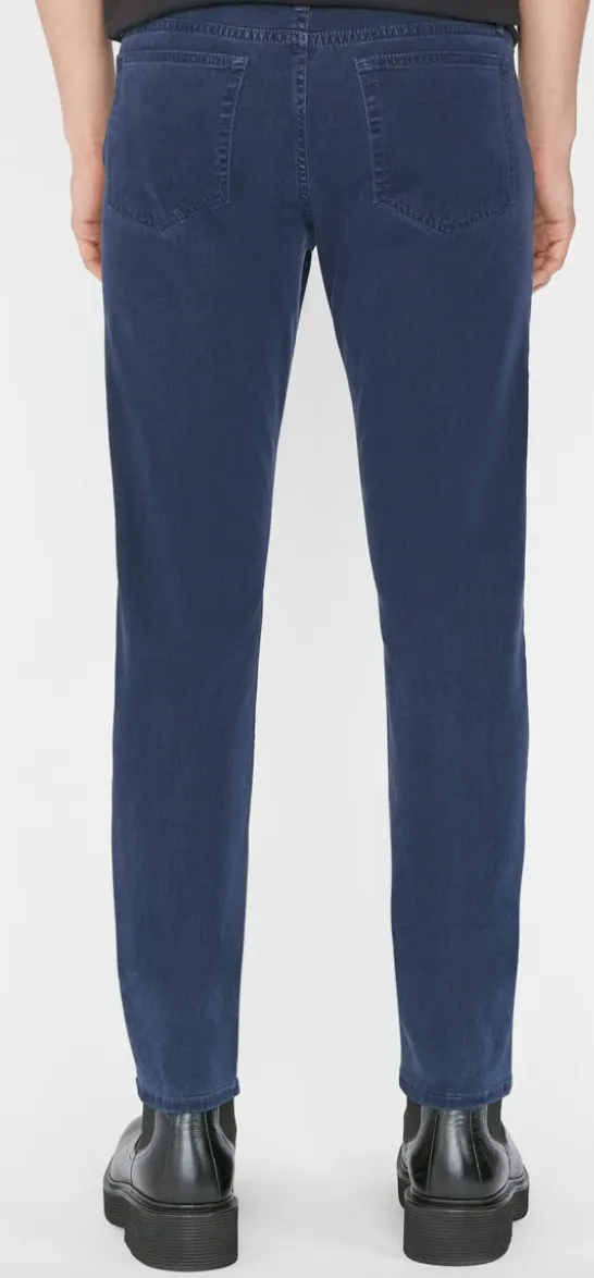 L'Homme Slim Brushed Twill in Navy