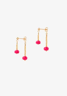 Linnea Stud Earrings_Pink