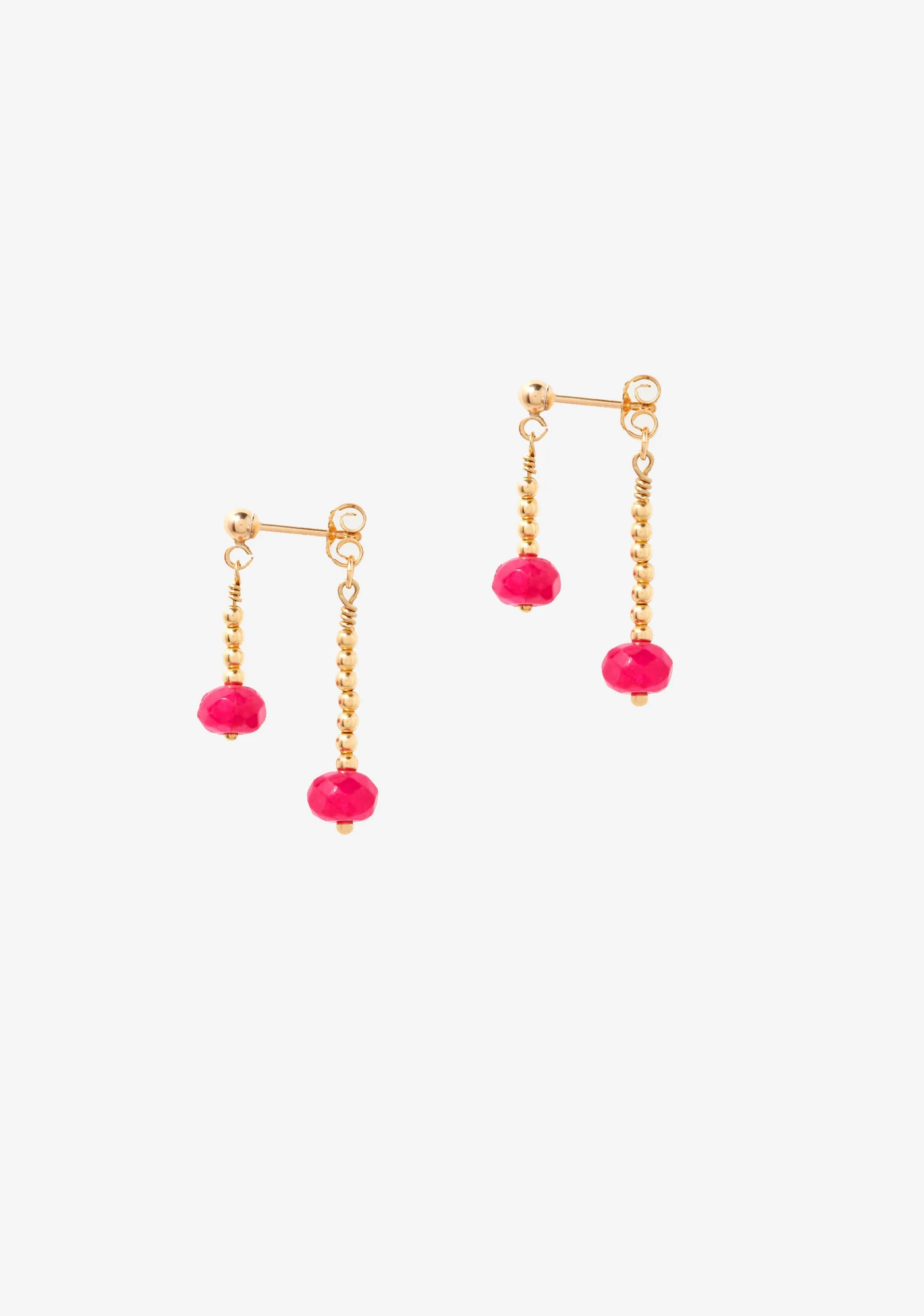 Linnea Stud Earrings_Pink