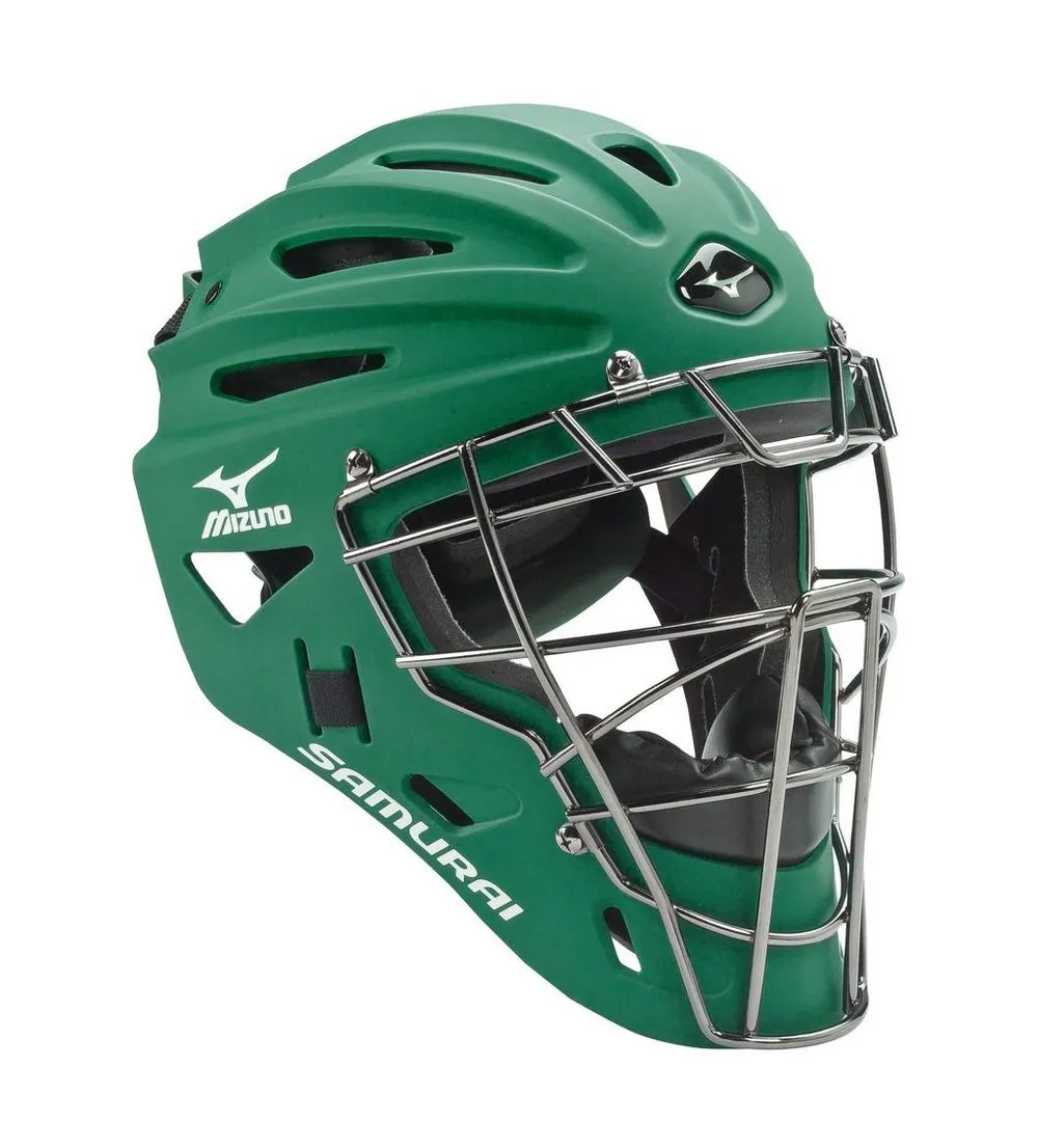 Mizuno Samurai G4 Youth - Catchers Helmet - Green
