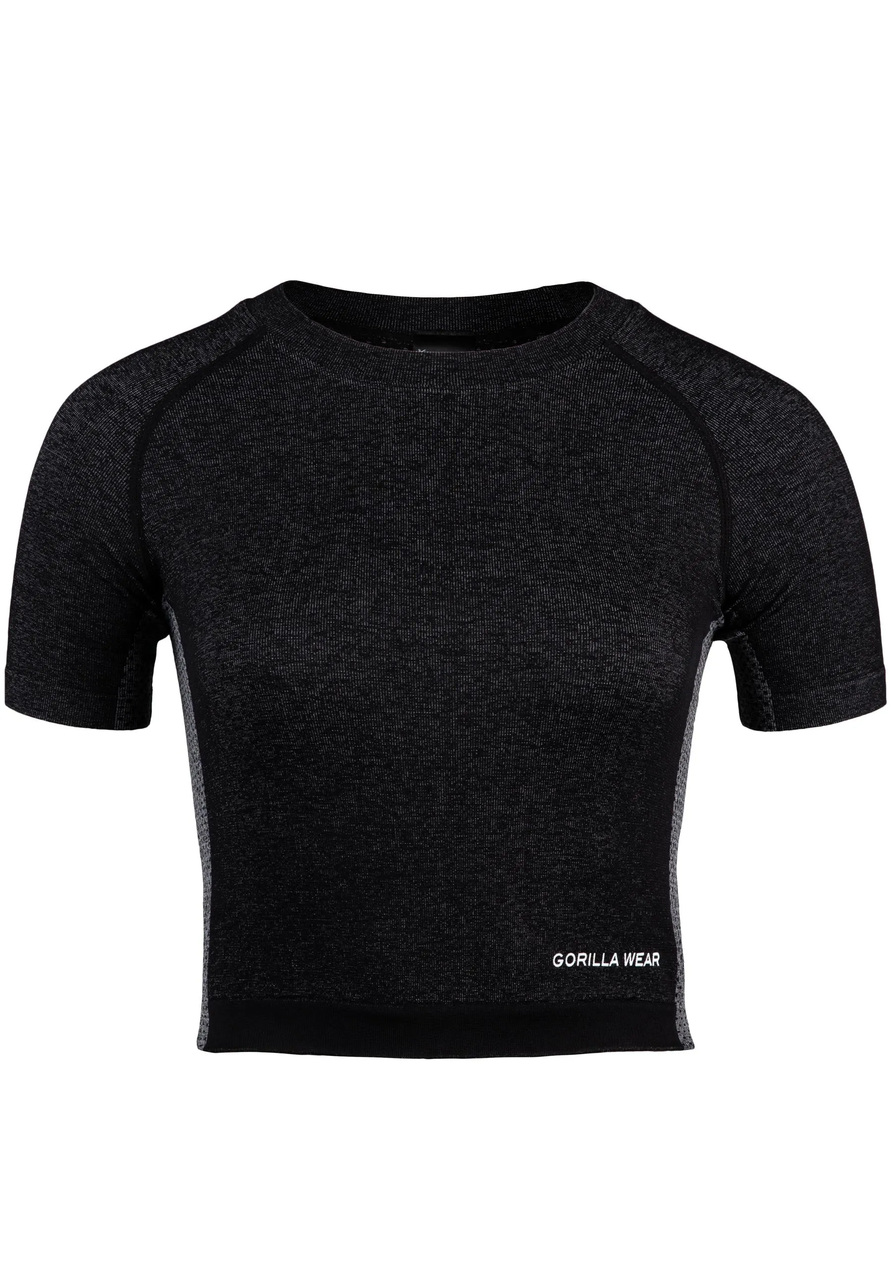 Selah Seamless Crop Top - Black