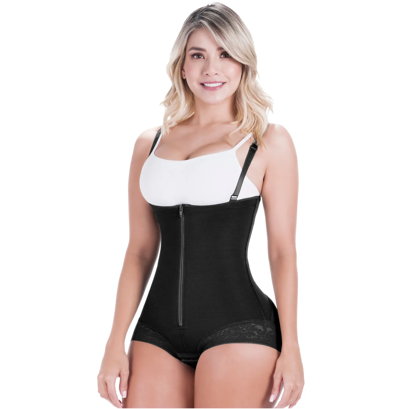 SONRYSE 021ZL | Post Surgery Compression Garments after Tummy Tuck and Lipo | Open Bust Panty Shapewear | Powernet