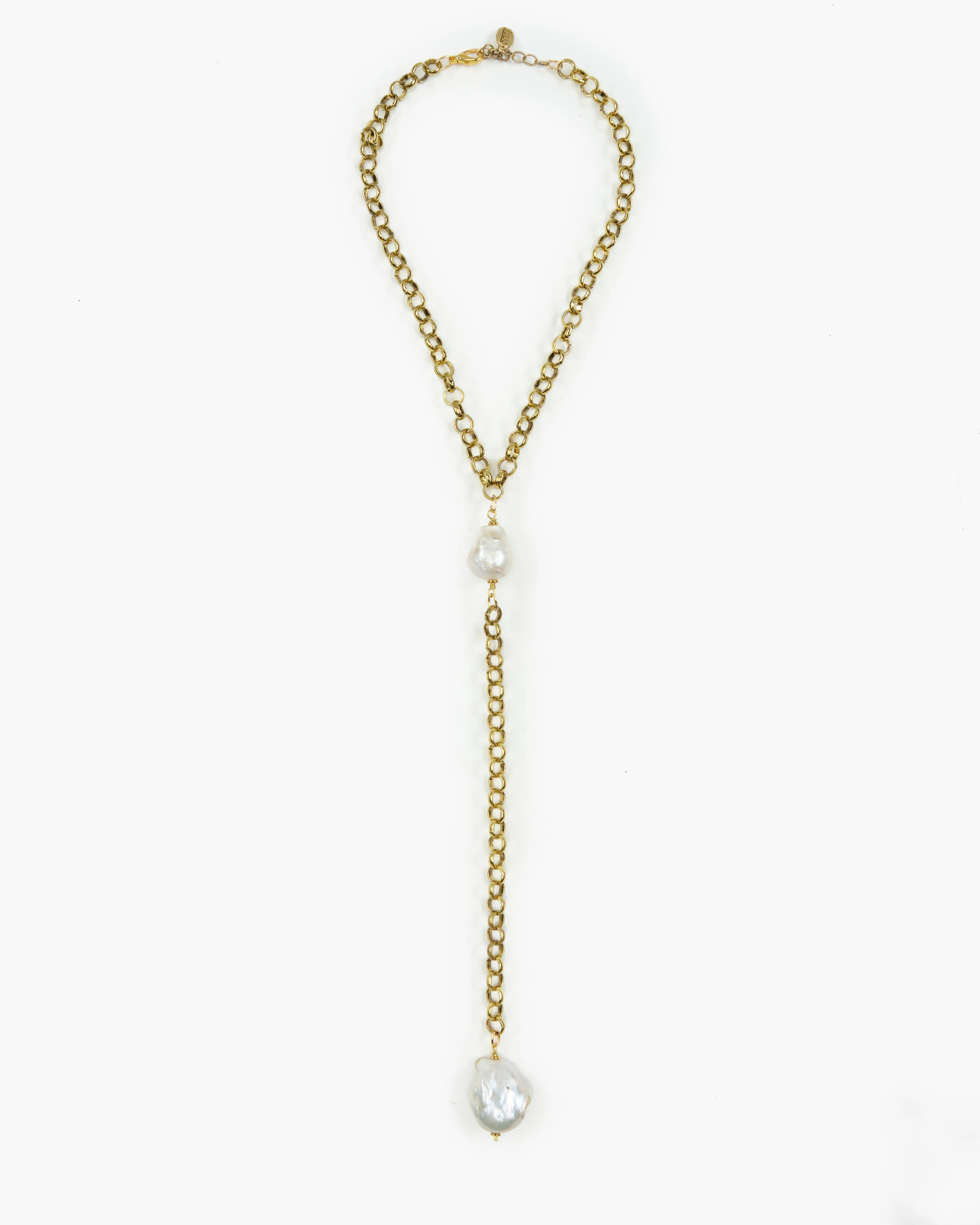 Sympathy Baroque Freshwater Pearl Y-Front Necklace