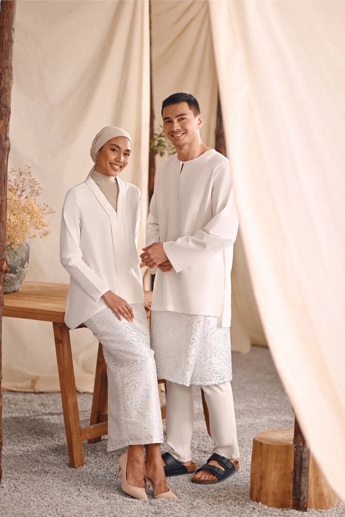 The Bayu Women Jacquard Skirt - Spring Ice
