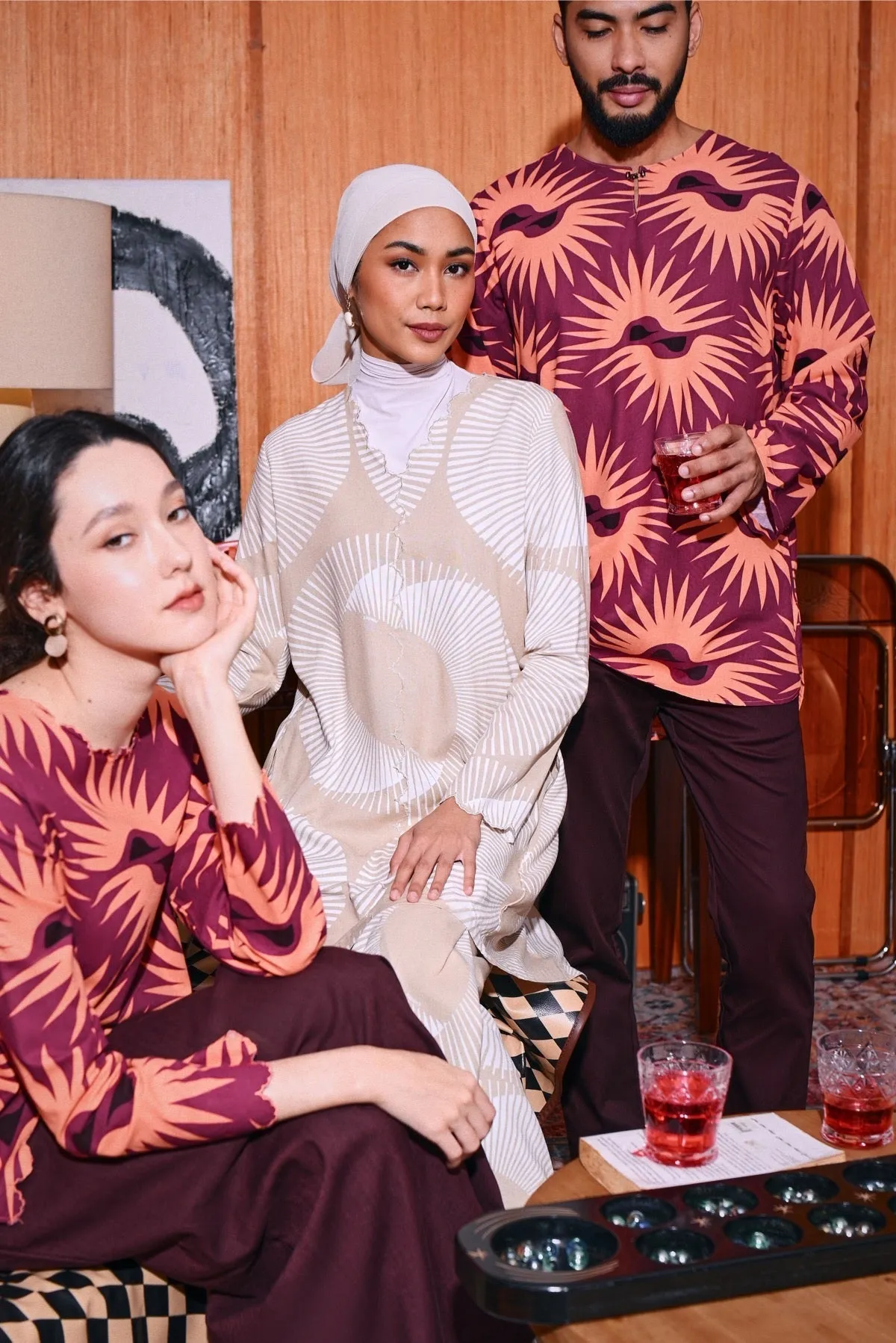 The Congkak Women Scallop Blouse - Edge