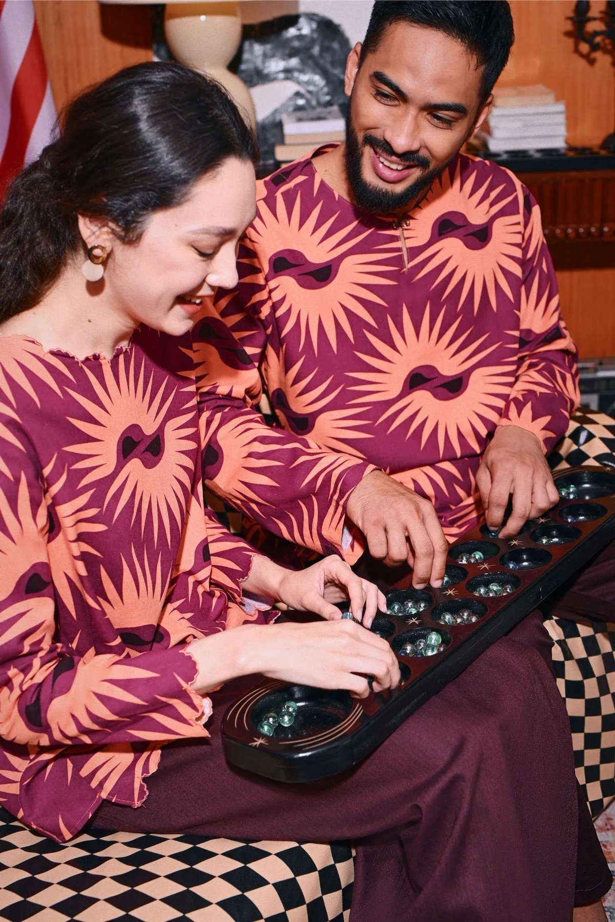 The Congkak Women Scallop Blouse - Edge