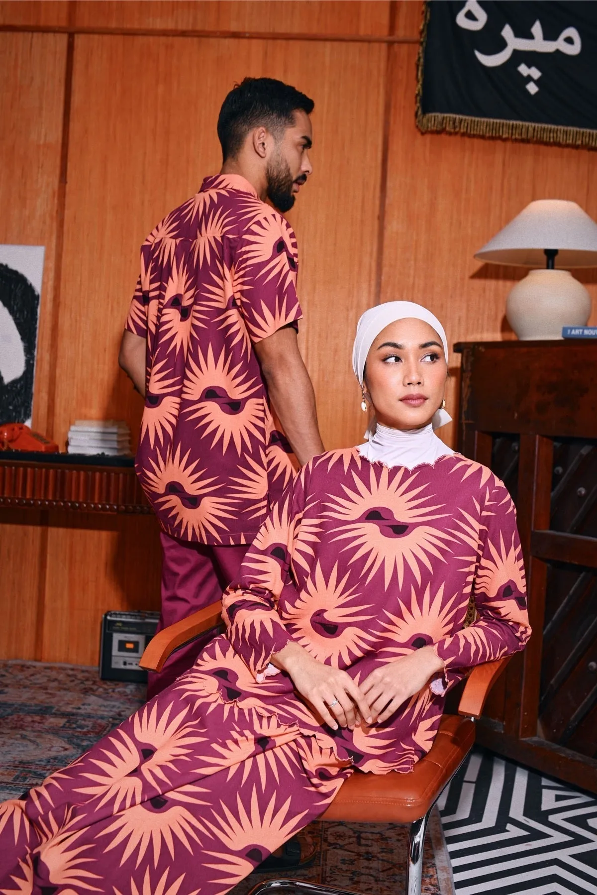 The Congkak Women Scallop Blouse - Edge