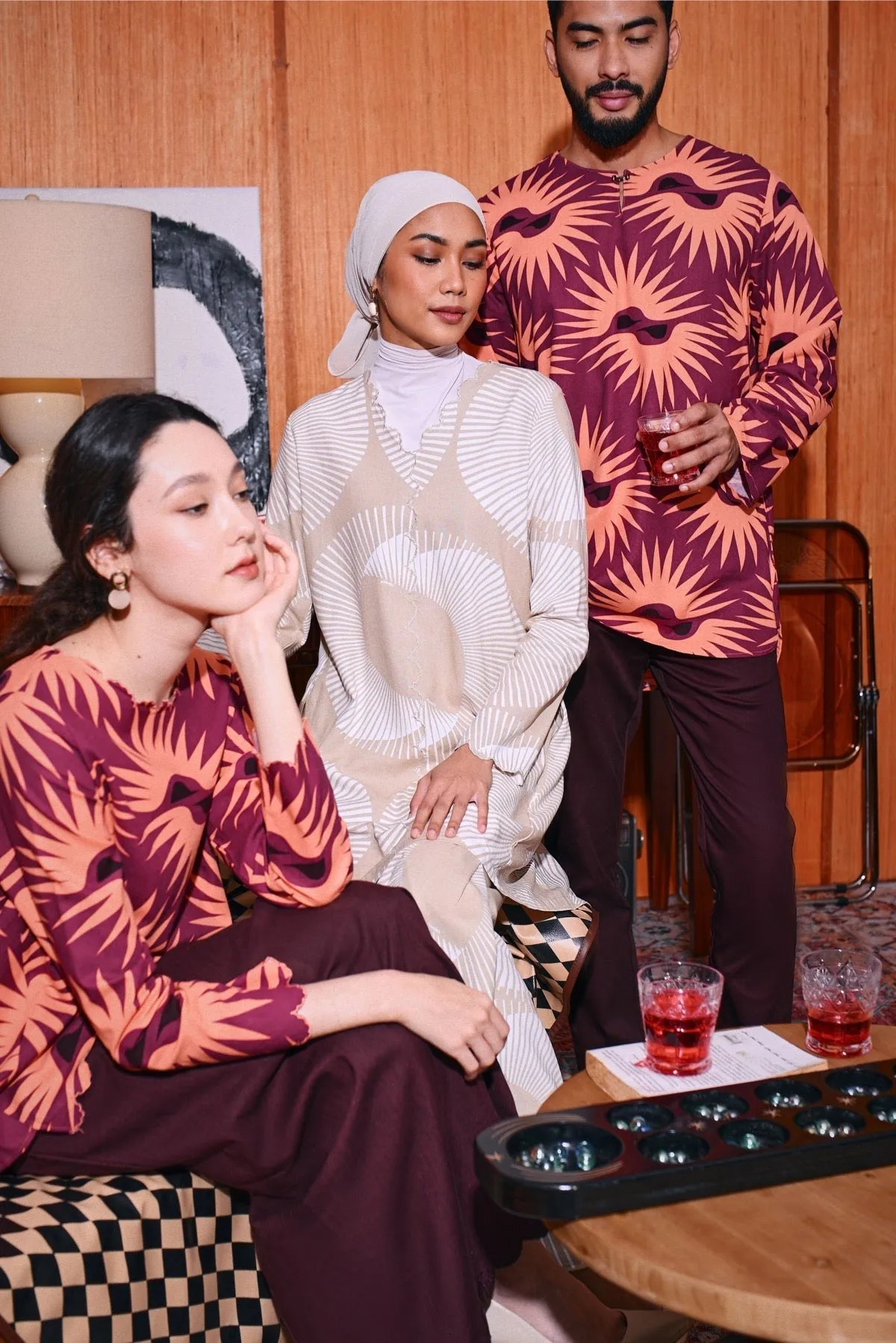 The Congkak Women Scallop Blouse - Edge