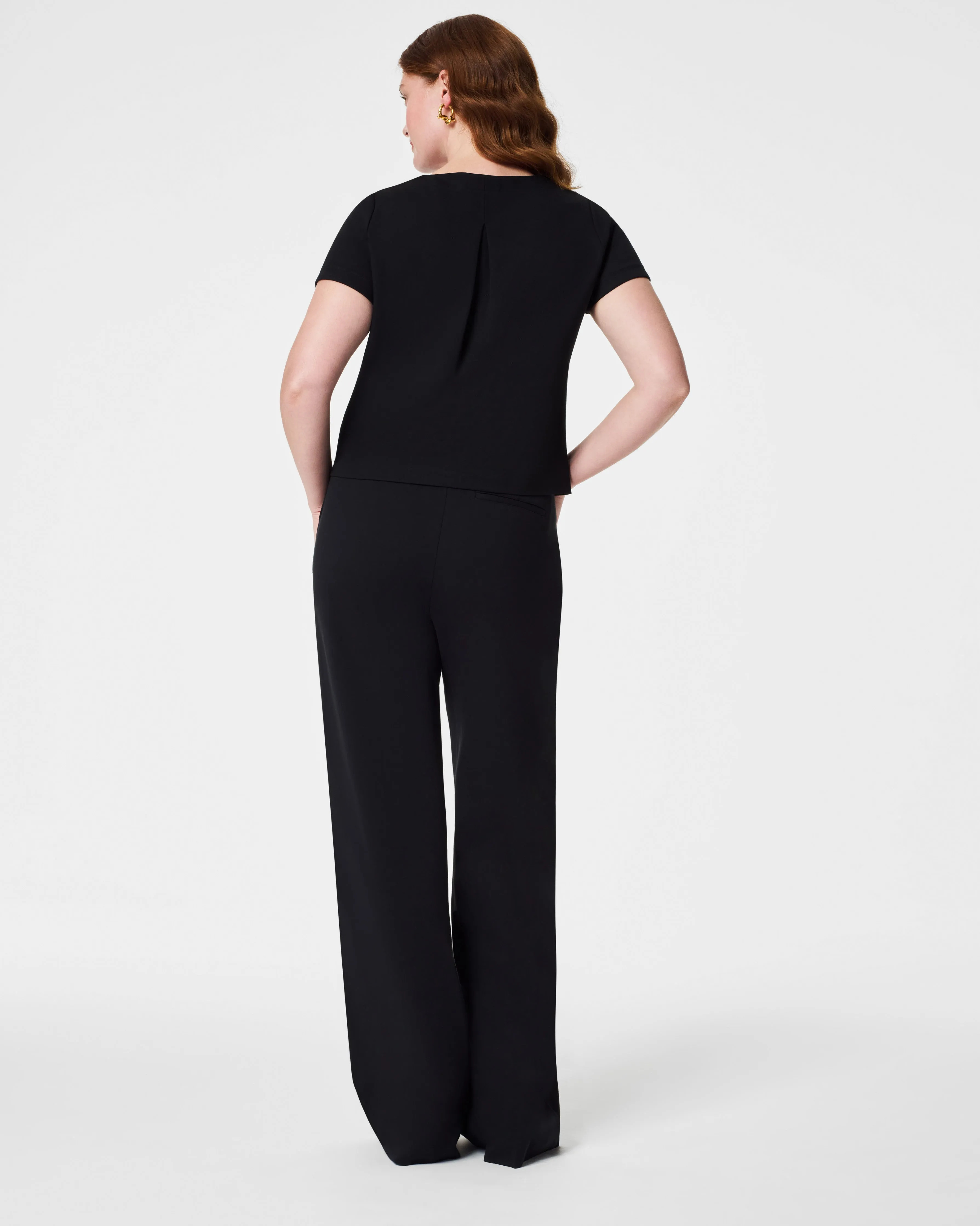 The Perfect Pleated Back Top