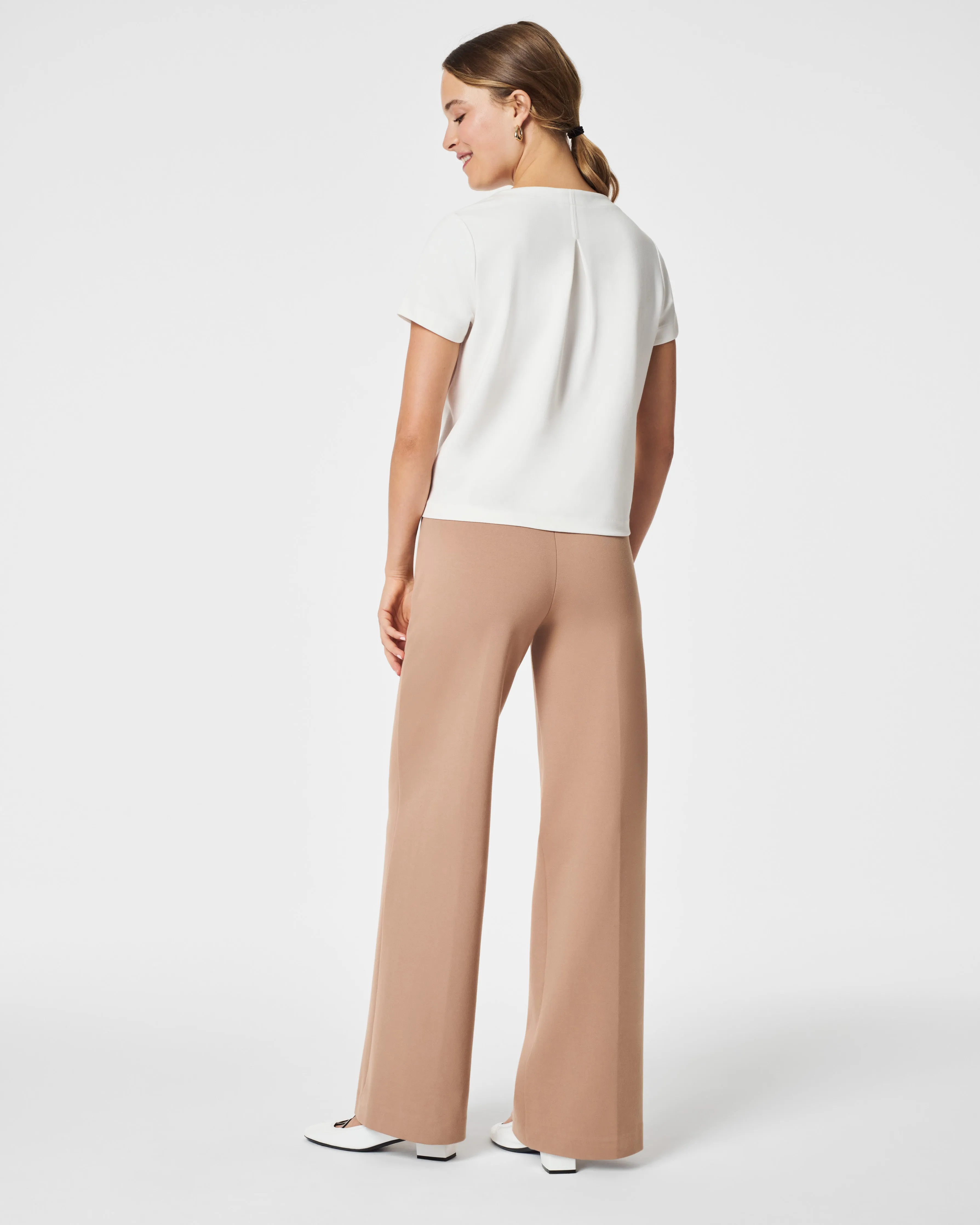 The Perfect Pleated Back Top